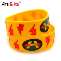 Hot sale delicate custom kids pvc wristbands